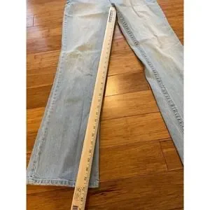 Bongo Fabulous Flare Let Me‎ Be Light Wash (RARE) Juniors Jeans Size 13 Y2K 90s